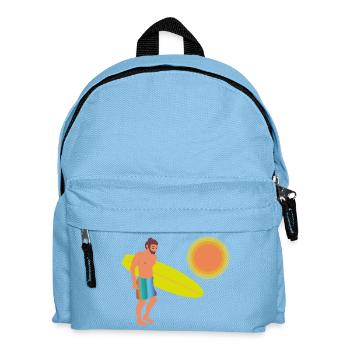 surfer - Kids' Backpack - light blue - Front