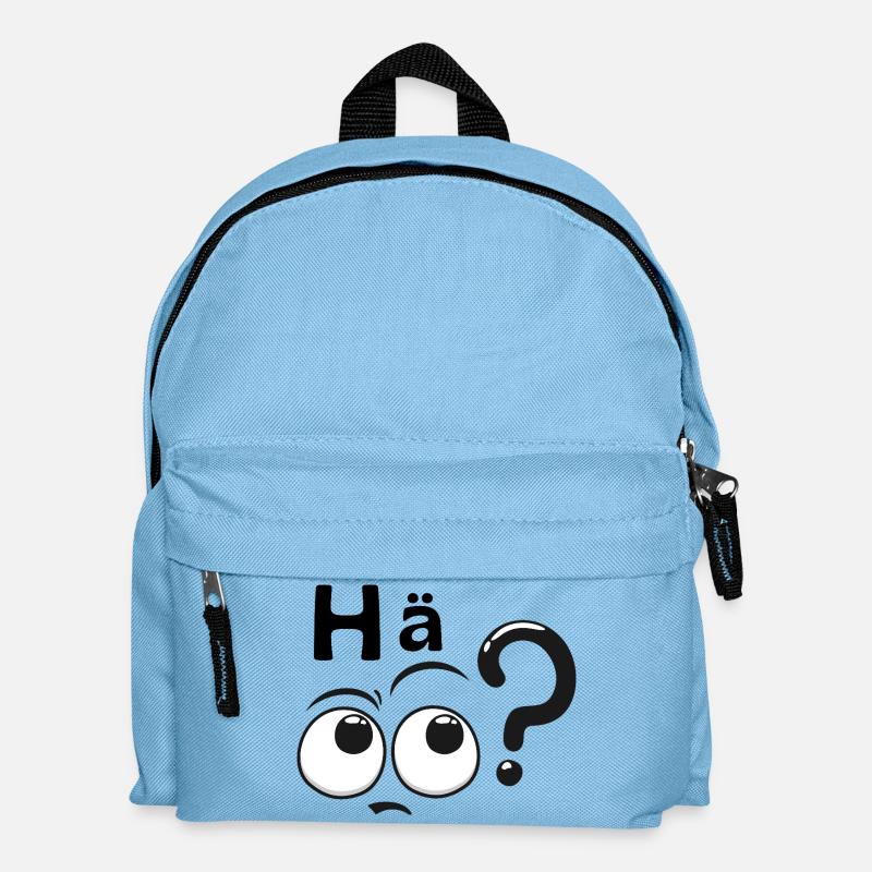 Huh? - Kids' Backpack - light blue