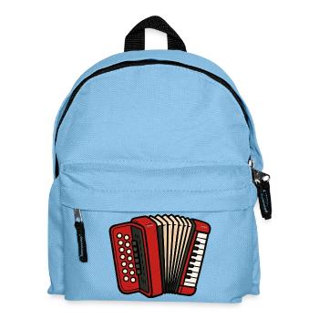 accordion - Kids' Backpack - light blue - Front
