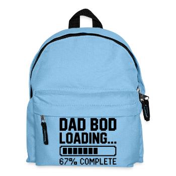 Papa Bod Loading - Kinder Rucksack - Hellblau - Vorne