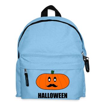 HALLOWEEN. PUMPKIN. HALLOWEEN PUMPKIN - Kids' Backpack - light blue - Front