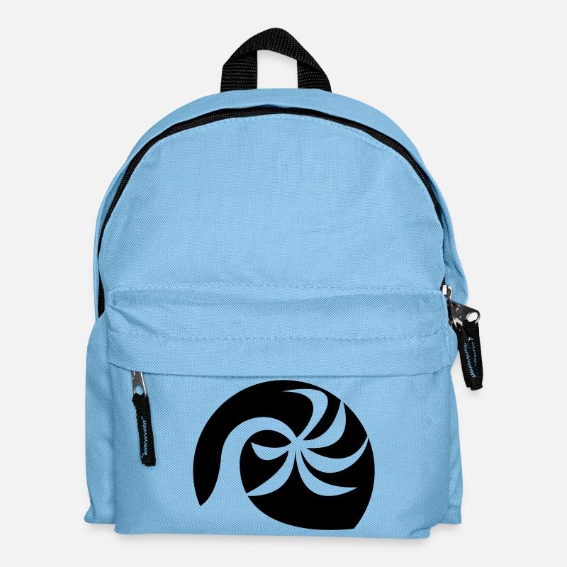 Plage de palmiers - Sac à dos Enfant - bleu clair