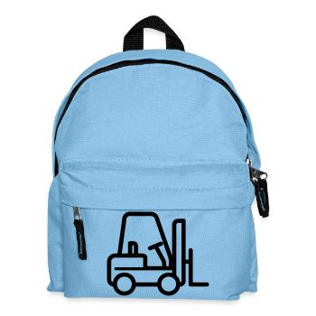 Chariot élévateur - Sac à dos Enfant - bleu clair - Devant