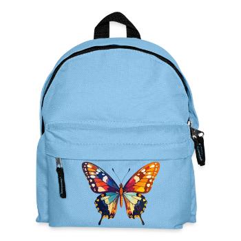 Colorful Butterfly Colorful Wings Motif - Kids' Backpack - light blue - Front