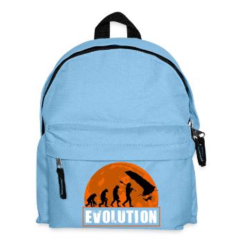 Entwicklung des Hanggliderpilot-Sunset-Designs - Kinder Rucksack - Hellblau - Vorne