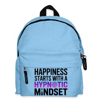 Hypnotist Happiness Hypnotic Mindset Professional  - Kids' Backpack - light blue - Front