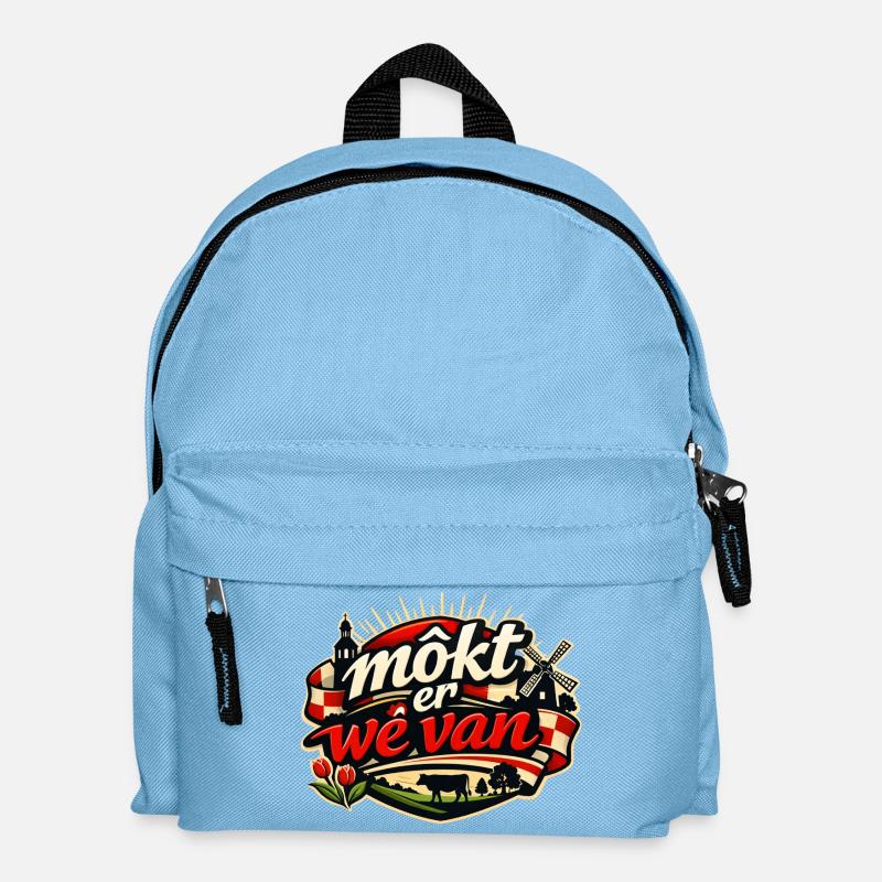 Must be there, Brabant logo - Kids' Backpack - light blue