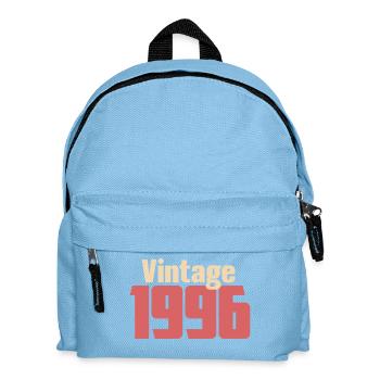 Art Deco 30 Jahre Dreißig Retro-Geschenk 1996 - Kinder Rucksack - Hellblau - Vorne