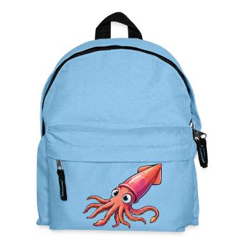Squid Cartoon - Kids' Backpack - light blue - Front