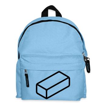 Ziegel - Kinder Rucksack - Hellblau - Vorne