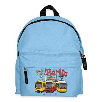 Ditt is mein Berlin - Kinder Rucksack - Hellblau - Vorne