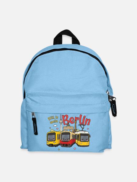 Ditt is mein Berlin - Kinder Rucksack - Hellblau