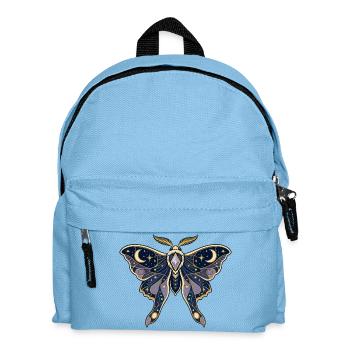 Cosmic Moth Magic - Kids' Backpack - light blue - Front