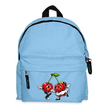 Dancing Cherries - Kids' Backpack - light blue - Front