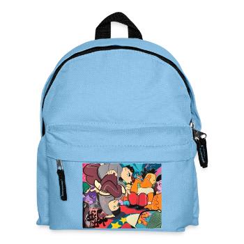 Moderner Zirkus - Kinder Rucksack - Hellblau - Vorne