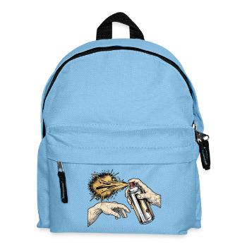 Die Erschaffung Adams Spraydose - Kinder Rucksack - Hellblau - Vorne