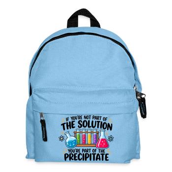 Funny Science Wortspiel Organische Chemie-Labortechniker - Kinder Rucksack - Hellblau - Vorne