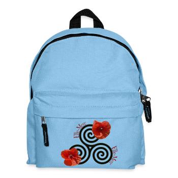 Celtic Mohn - Kinder Rucksack - Hellblau - Vorne