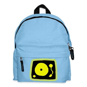 Record player - Kids' Backpack - light blue - Front