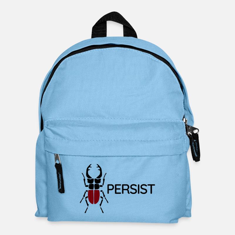 Hirschkäfer – Persist - Kinder Rucksack - Hellblau