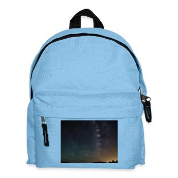 Sternenhimmel Nachthimmel Sterne Milchstraße - Kinder Rucksack - Hellblau - Vorne