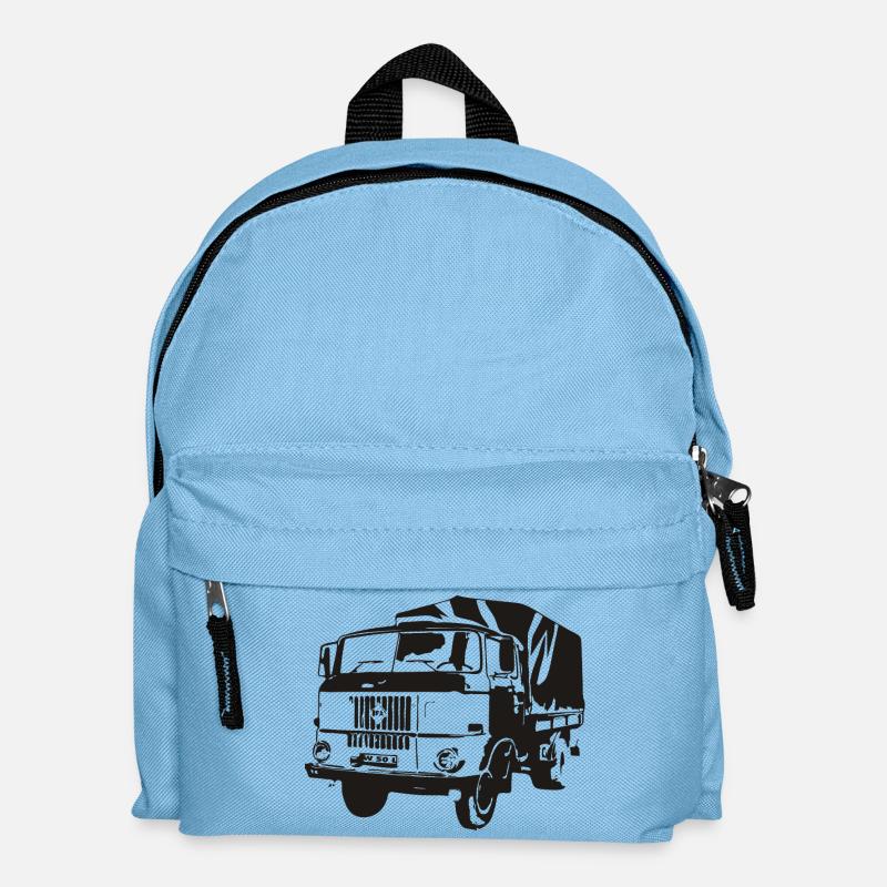 W50 Pritsche IFA LKW - Kinder Rucksack - Hellblau