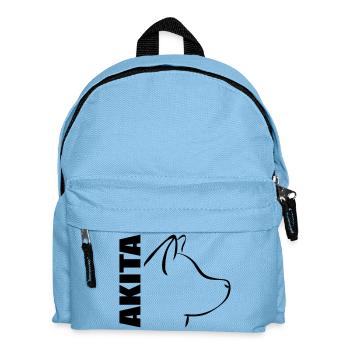 PROFIL AKITA - Sac à dos Enfant - bleu clair - Devant