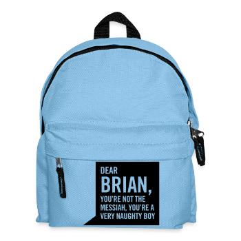 Dear Brian... - Kids' Backpack - light blue - Front
