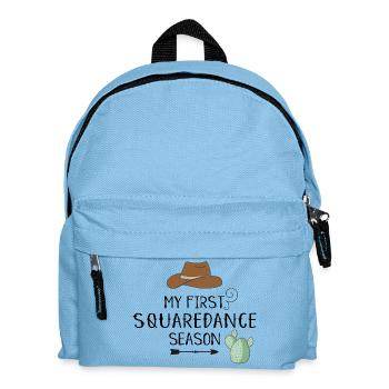 Square Dance - Kinder Rucksack - Hellblau - Vorne