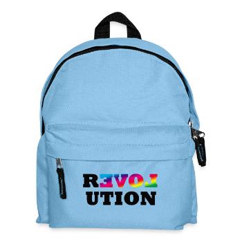 Révolution lesbienne Gay Pride CDD LGBT gay - Sac à dos Enfant - bleu clair - Devant