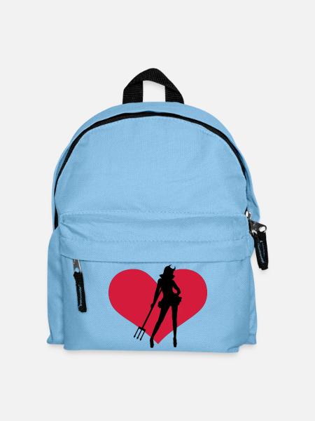 Devil - Kids' Backpack - light blue