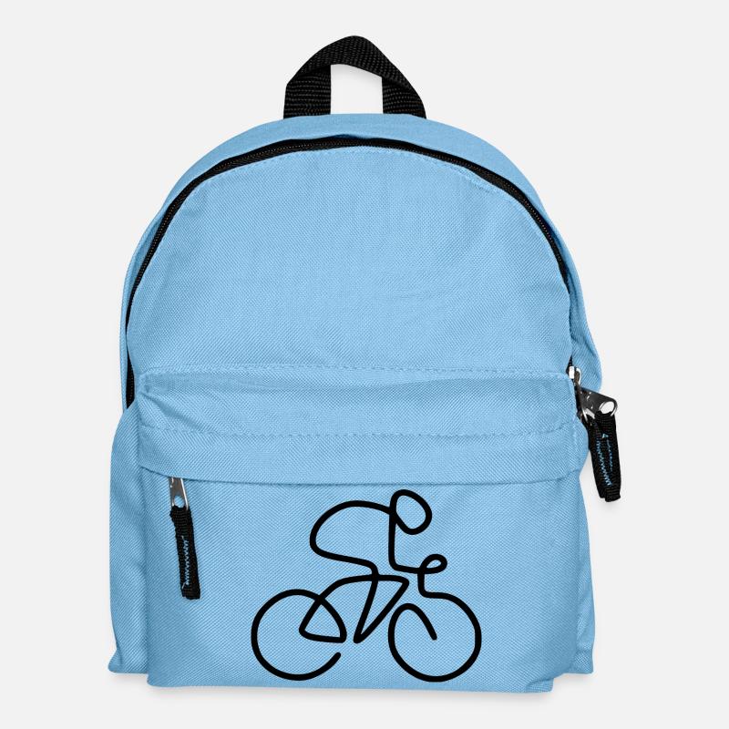 Vélo de course - Sac à dos Enfant - bleu clair