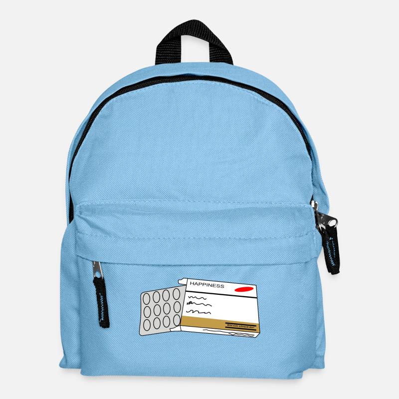 Happiness - Kinder Rucksack - Hellblau