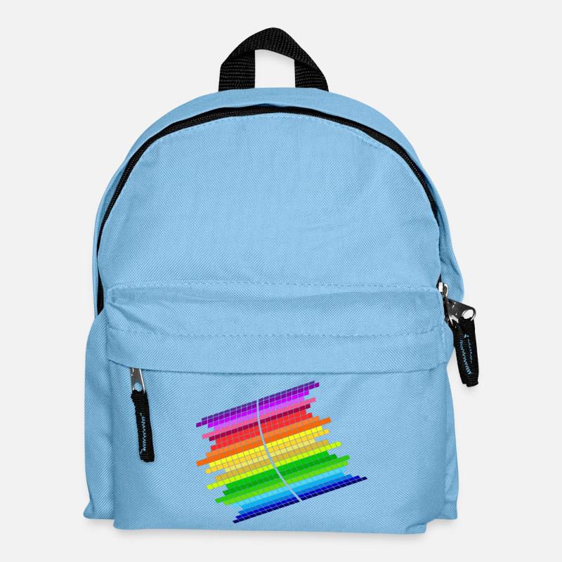 RainBow Equalizer - Kinder Rucksack - Hellblau
