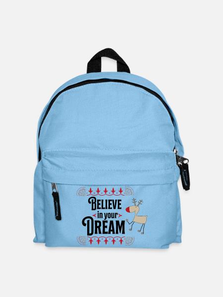 Weihnachten - Kinder Rucksack - Hellblau