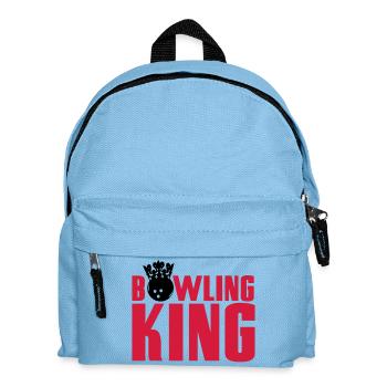 Bowling King - Kinder Rucksack - Hellblau - Vorne