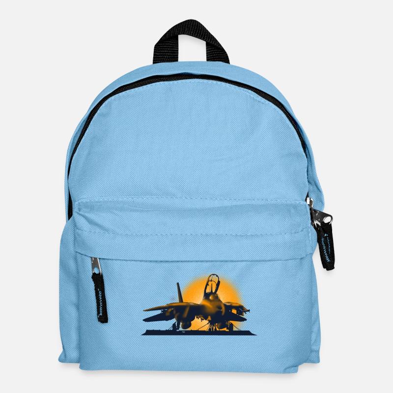 Jet Tomcat - Kinder Rucksack - Hellblau