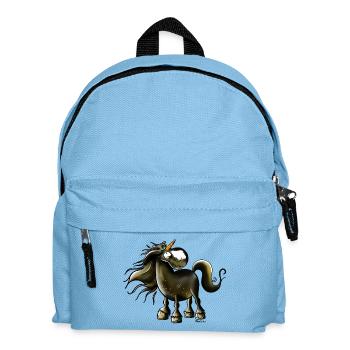 Cheval Joue Licorne - Sac à dos Enfant - bleu clair - Devant