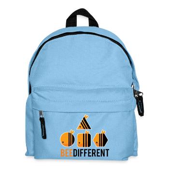 Abeille différente - Sac à dos Enfant - bleu clair - Devant