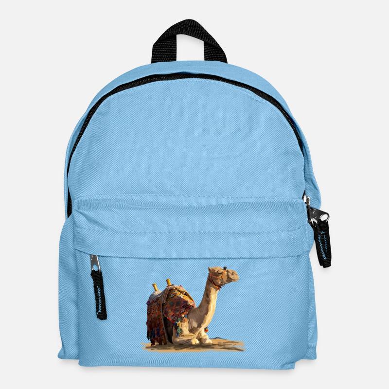 kamel - Kinder Rucksack - Hellblau