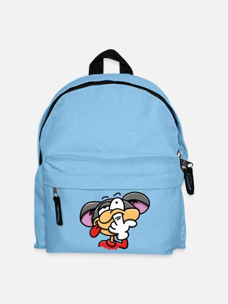 Popeln - Nase bohren - Kinder Rucksack - Hellblau