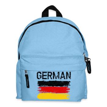 German Flag Brushstroke - Kids' Backpack - light blue - Front
