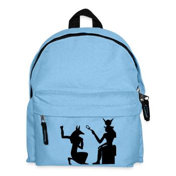 Pyramid Egyptian hieroglyphics pharaoh - Kids' Backpack - light blue - Front