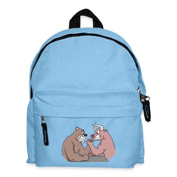Stocks and stock market a gift for businessmen - Kids' Backpack - light blue - Front
