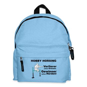 Losers see limits, winners see hurdles - Kids' Backpack - light blue - Front