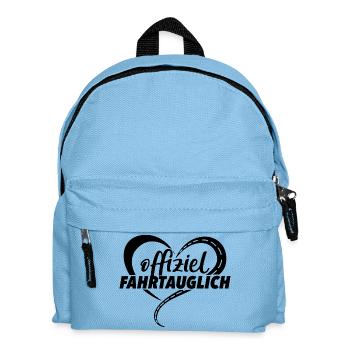 Führerschein - Kinder Rucksack - Hellblau - Vorne