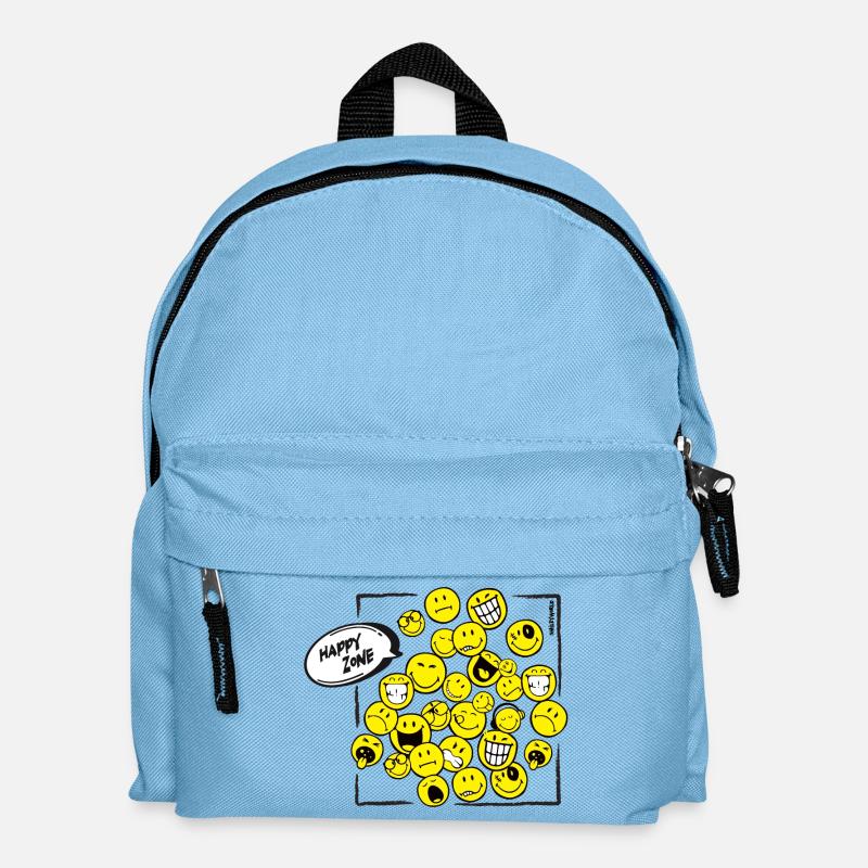 Smiley-World© Happy Zone - Kinder Rucksack - Hellblau