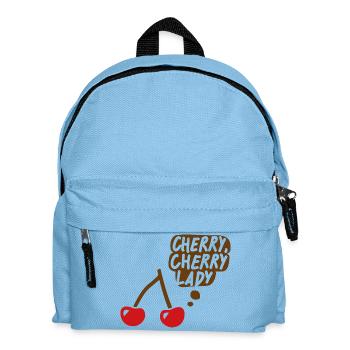 Cherry, cherry lady - Kinder Rucksack - Hellblau - Vorne