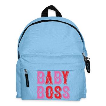 Baby lettering with playful design - Kids' Backpack - light blue - Front