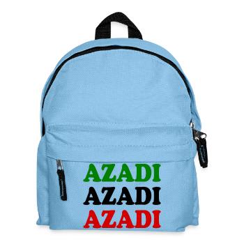Azadi - Kids' Backpack - light blue - Front